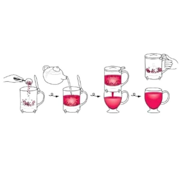 Magisch theefilter rood - Afbeelding 2