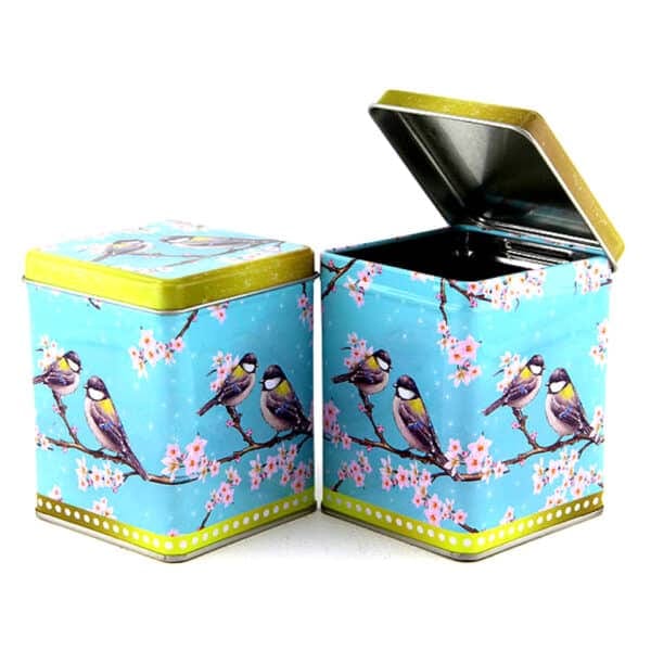 Theeblik vierkant 100 gram oriental garden